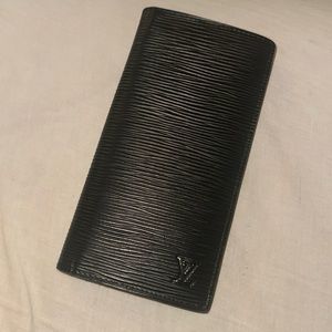 Louis Vuitton Black Epi Leather Bifold Wallet